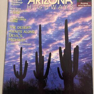Arizona Highways Magazine August 1997 The Desert Awaits Devil's Highway Sunset